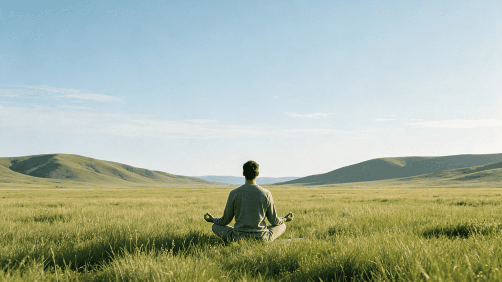 Meditation dans la nature